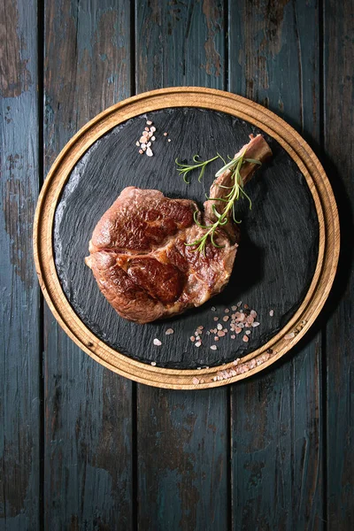 Grilled tomahawk steak — Stock Photo, Image