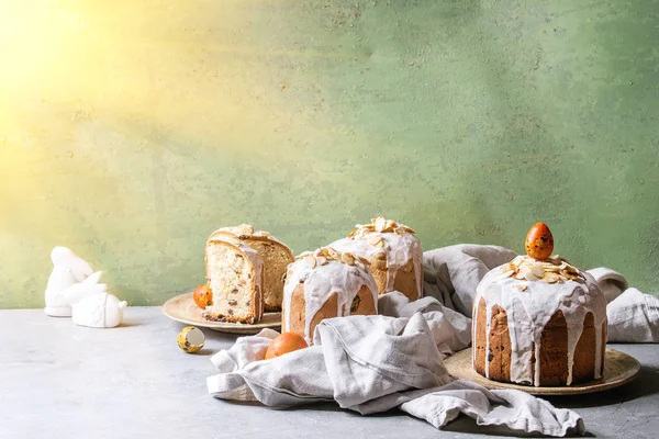 Пасхальний пиріг kulich — стокове фото
