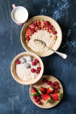 Pirinç porrige çilek ile