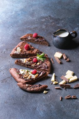 Tatlı çikolata pizza