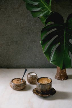 Bir fincan espresso kahve.