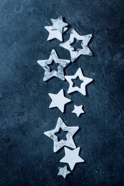 Natal estrelas de cerâmica — Fotografia de Stock