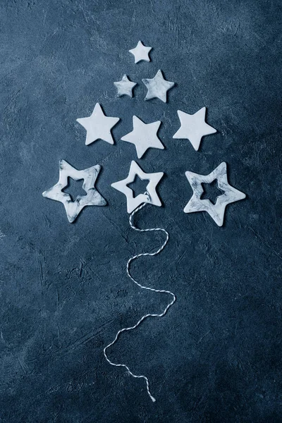 Natal estrelas de cerâmica — Fotografia de Stock