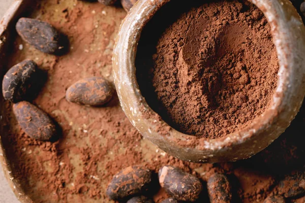 Kase toz kakao — Stok fotoğraf
