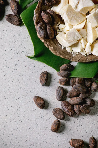 Chopped cocoa butter — Stock Photo, Image