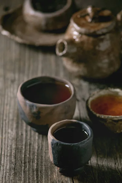 Hot black tea — Stock Photo, Image