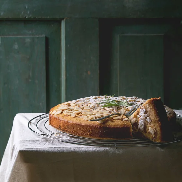 Pastel de almendras sin gluten — Foto de Stock