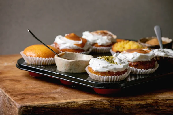 Muffins de laranjas cítricas — Fotografia de Stock