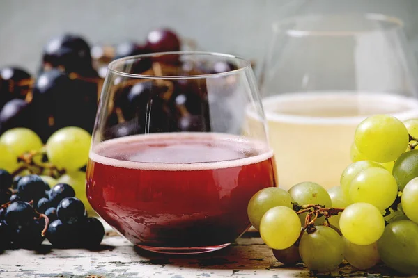 Traditional New European Low Alcohol Red White Wine Federweisser Neuer — Stock Photo, Image