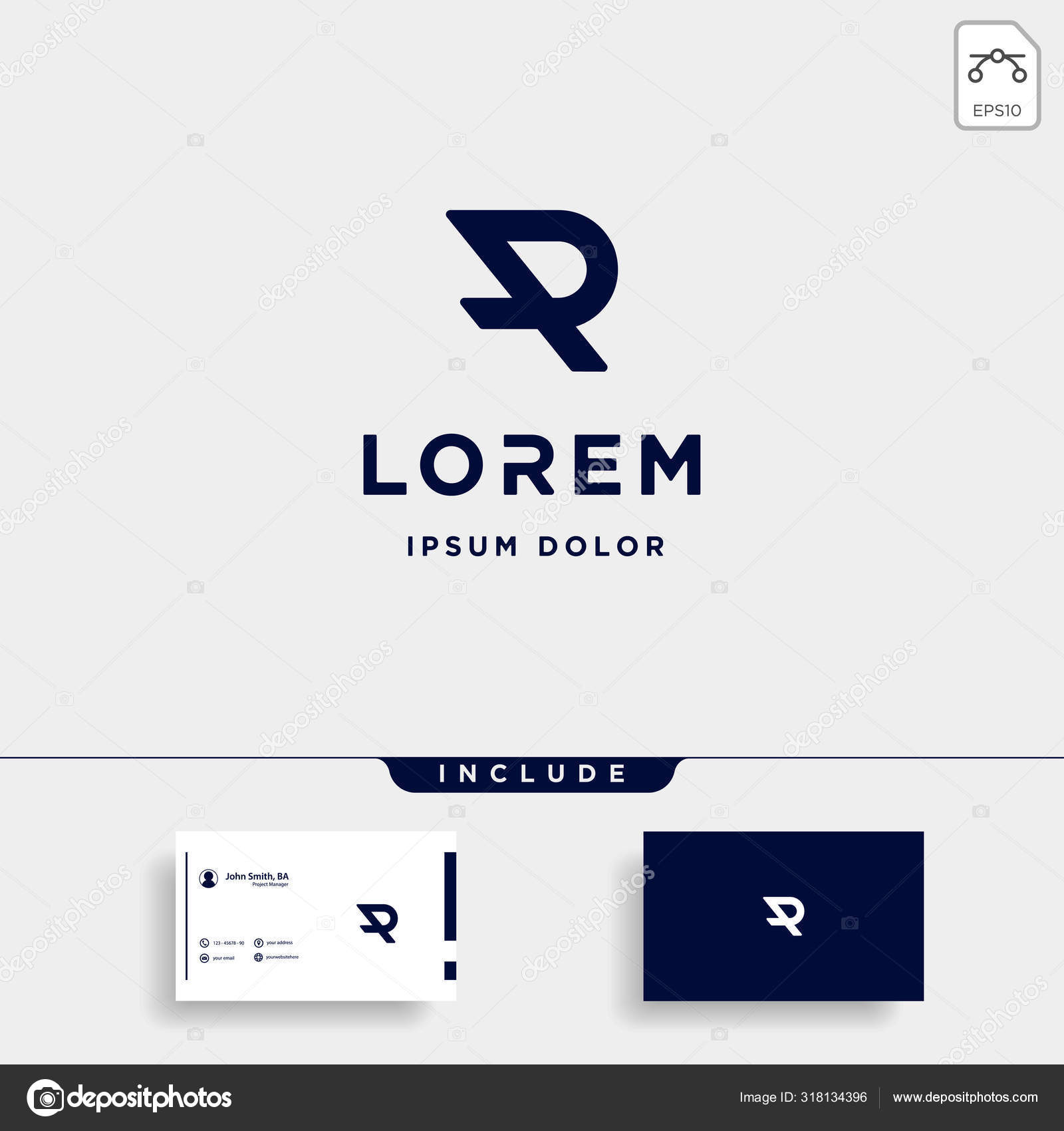 Letter AP AR R Monogram Logo Design Minimal Stock Vector by ©vectoryzen  318134396, image size:1600x1700