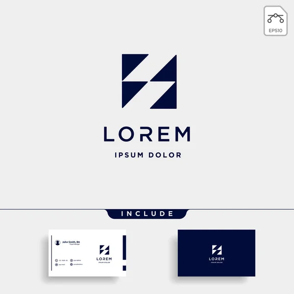 Carta S SS Logo Design vetor simples —  Vetores de Stock