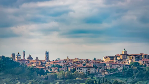 Blick auf Bergamos alta — Stockfoto