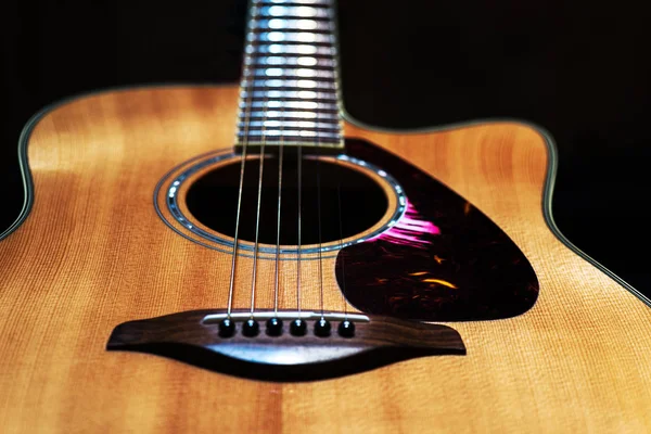 Guitarra acústica estilo cuntry — Fotografia de Stock