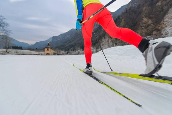 Özellikle de Kayak klasik tekniği — Stok fotoğraf