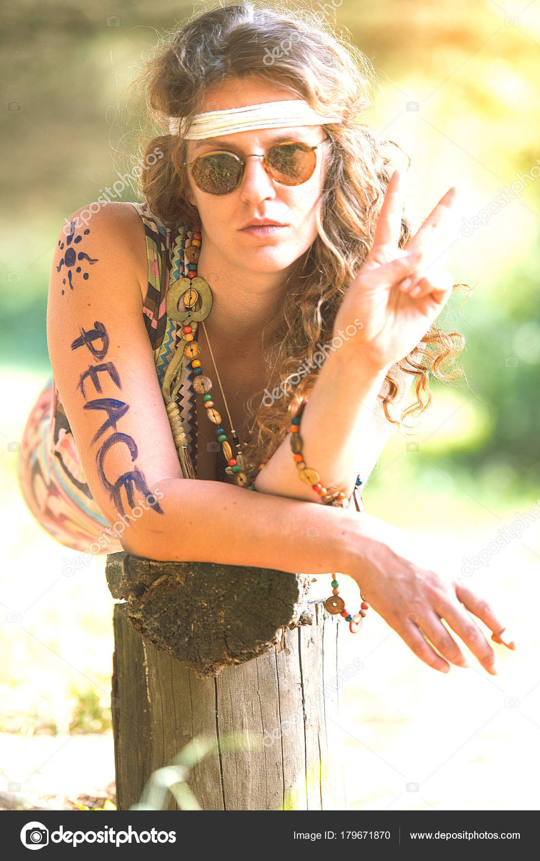 Pictures body paint wedding Pretty free hippie girl. Peace. Body