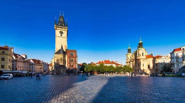 Староместская площадь в Праге к утру — стоковое фото