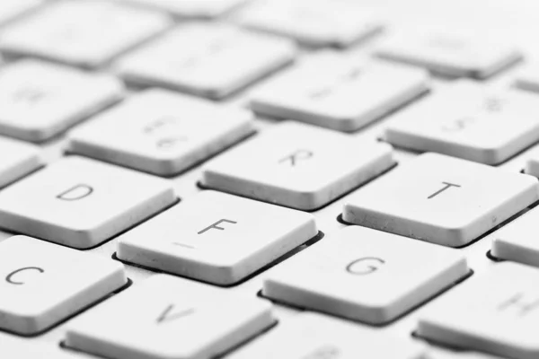 Keys White Personal Computer Keyboard — Stock Photo, Image