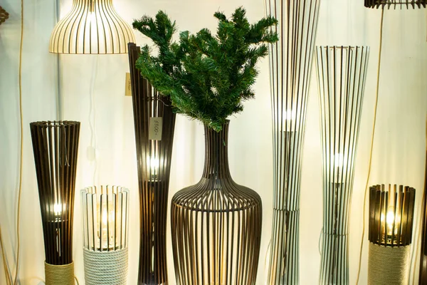 Still life of elegant floor lamps. Electricity — Stock Photo, Image