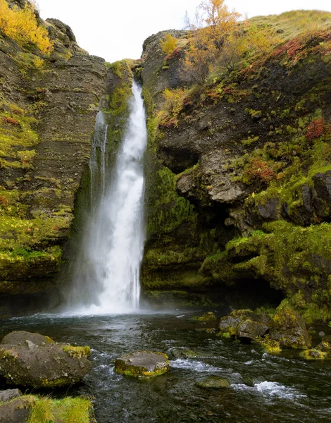 Cascada de Gluggafoss Islandia — Foto de Stock