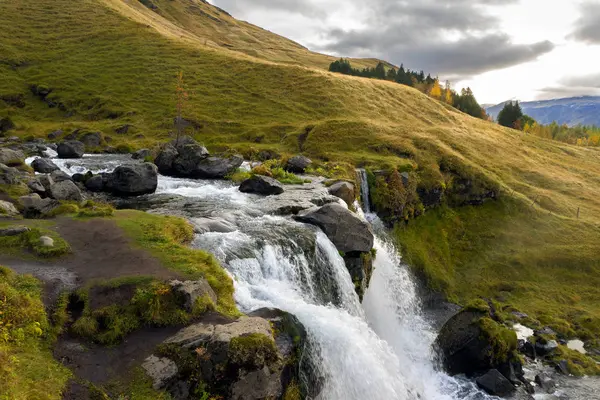 Cascada de Gluggafoss Islandia — Foto de Stock