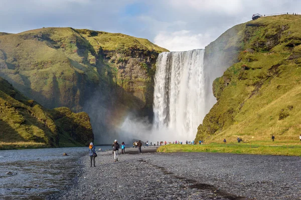 Cachoeira Skogafoss Islândia — Fotografia de Stock
