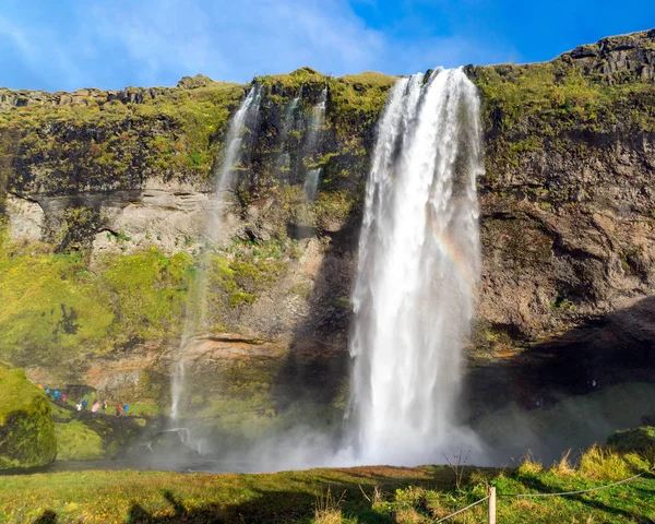 Wodospad Seljalandsfoss Islandii — Zdjęcie stockowe