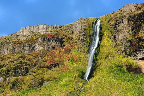 Водопад Сельялофен Исландия — стоковое фото