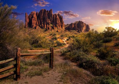 Superstition Mountains clipart