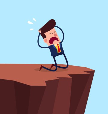 çaresiz genç işadamı