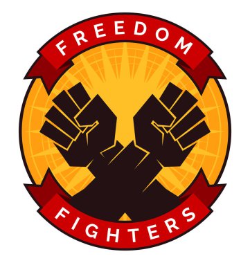 sıkılı yumruk vektör çizim