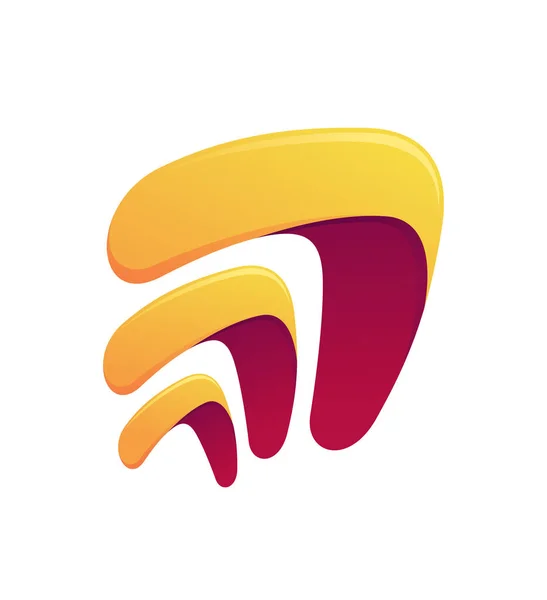 Logo abstrait moderne et coloré — Image vectorielle