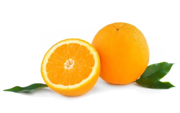 A several oranges on white background — Stock Photo, Image