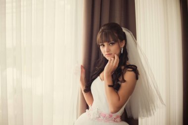 Muhteşem gelin gelinlik elmas ile lüks iç 