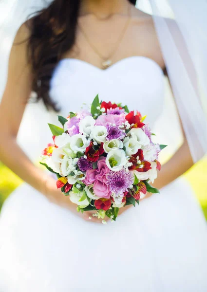 Luxe bruiloft boeket close-up — Stockfoto