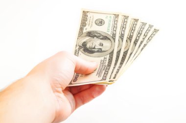 Nakit para ile erkek el