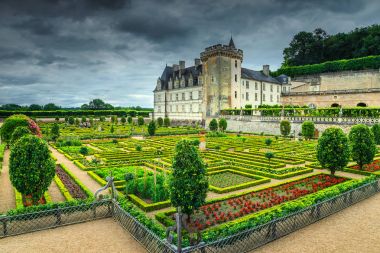 Ünlü Kalesi, Villandry, Loire Valley, Fransa, Europe şaşırtıcı