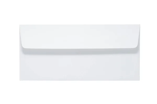 White envelope isolated on white background. Clipping path inclu — Stock Photo, Image