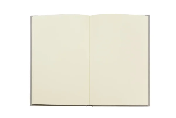 Üres notebook modell akár elszigetelt fehér background. Nyírás pa — Stock Fotó