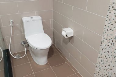 modern ev banyo iç