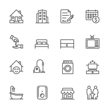 Otel ve hizmet daire, ev ve Emlak Kiralık, basit