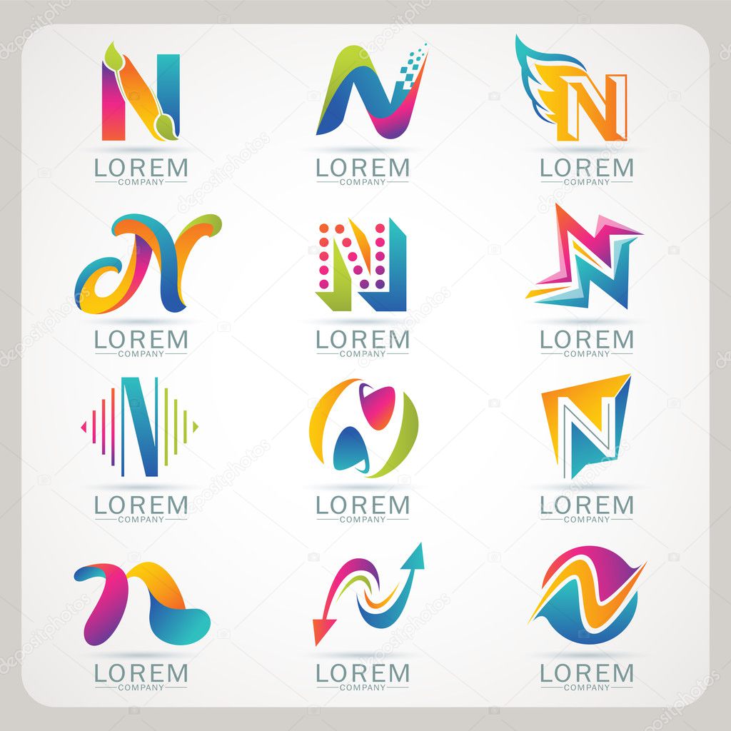 Logo letter element and Abstract web Icon and globe vector symbol. Unusual sign icon and sticker set. Graphic design easy editable for Your design. Modern logotype icon.