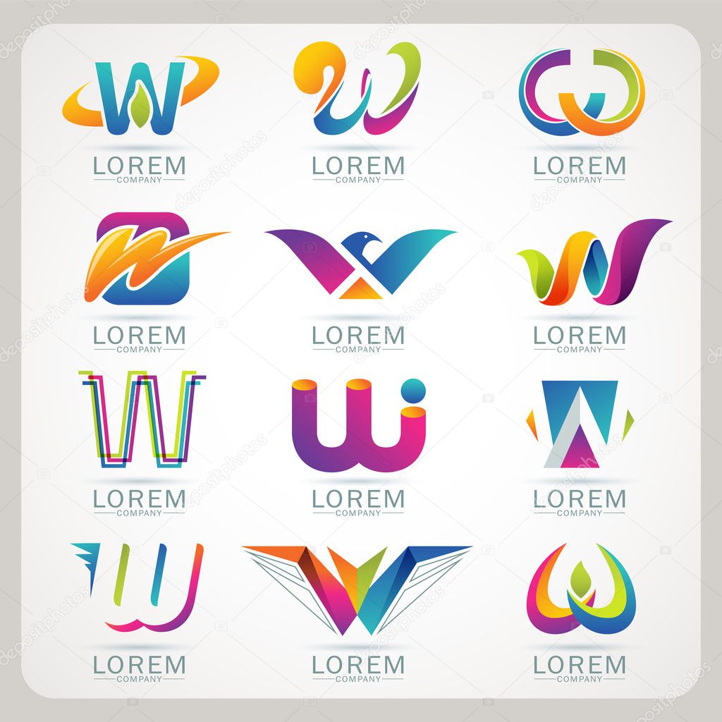 Logo letter element and Abstract web Icon and globe vector symbol. Unusual sign icon and sticker set. Graphic design easy editable for Your design. Modern logotype icon.