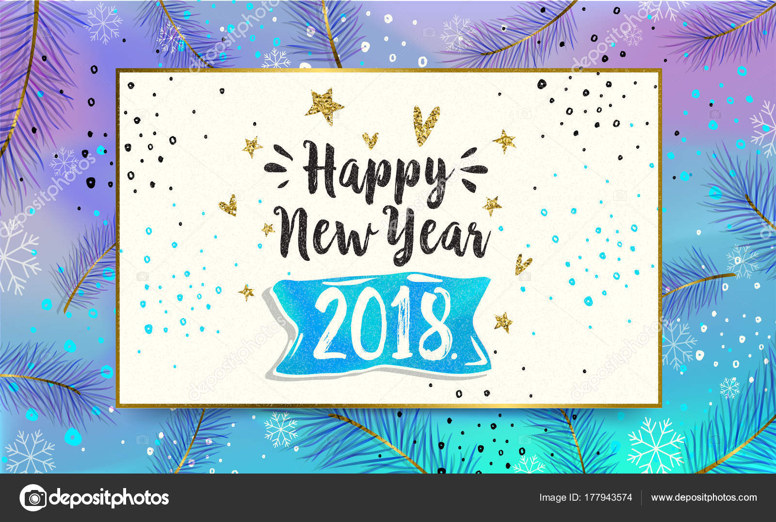 Happy New Year Card 18 Greeting Winter Banner Poster Calligraphy Vector Image By C Brainpencil1 Vector Stock Happy New Year Card 18 Greeting Winter Banner Poster Calligraphy Vector Image By C Brainpencil1 Vector Stock