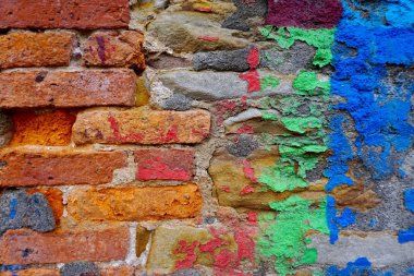 Eski duvar soyut arkaplan desenli desen