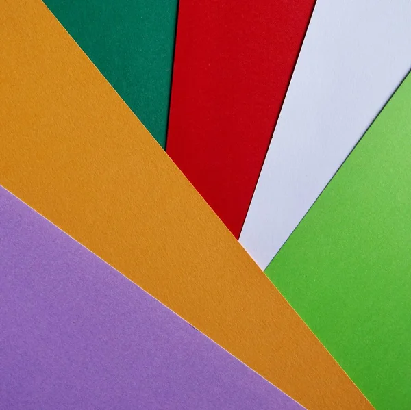 Čáry Tvary Barevnými Papíry Texturované Abstraktní Pozadí — Stock fotografie