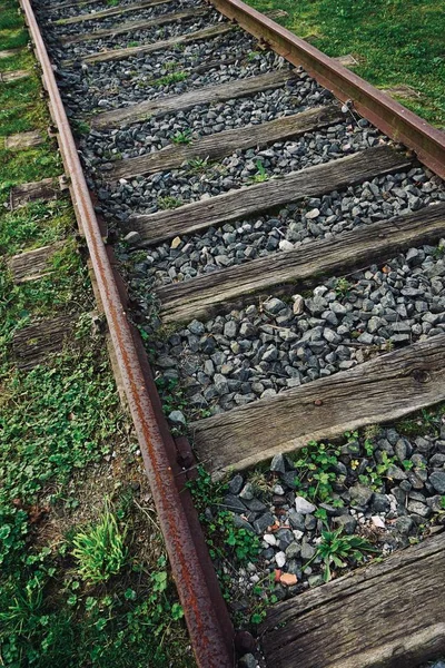 Alte Stillgelegte Bahngleise Auf Dem Bahnhof Bilbao Stadt Spanien — Stockfoto