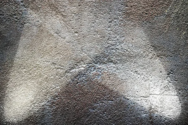 Yüksek Çözünürlüklü Eski Beton Duvardaki Spot Işıklarının Ayrıntılı Görüntüsü — Stok fotoğraf