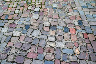 Yüksek çözünürlüklü kaldırımlarda ve kaldırımlarda detaylı yakın görüntü