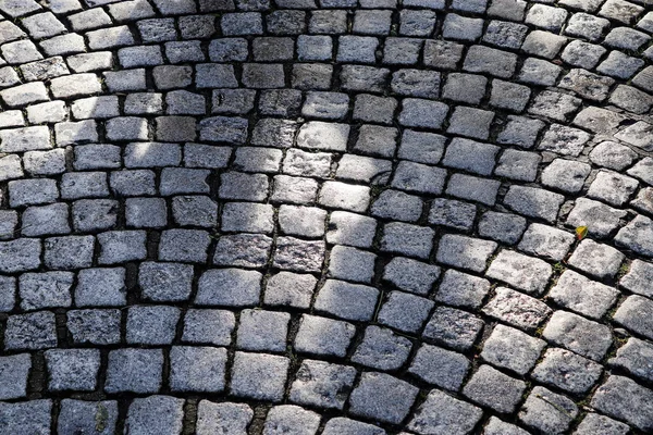 Gedetailleerde Close Zicht Geplaveide Straten Trottoirs Hoge Resolutie — Stockfoto