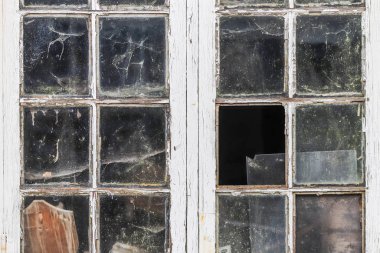 Eski binaların harabelerinin detaylı yakın görüntüsü